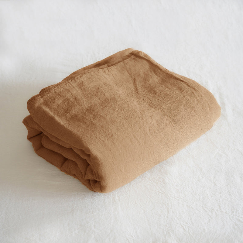 Sömn Luxury Linen Bedding | Duvet Cover Linen Bedding Sömn Home Queen Cinnamon #color_cinnamon