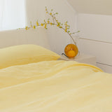 Sömn Luxury Linen Bedding | Duvet Cover Linen Bedding Sömn Home #color_lemon