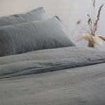 Sömn Premium Linen Bedding Duvet Cover #color_ocean-teal 