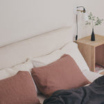 Sömn Luxury Linen Bedding | Pillowcase (single) Linen Bedding Sömn Home Desert Pink #color_desert-pink