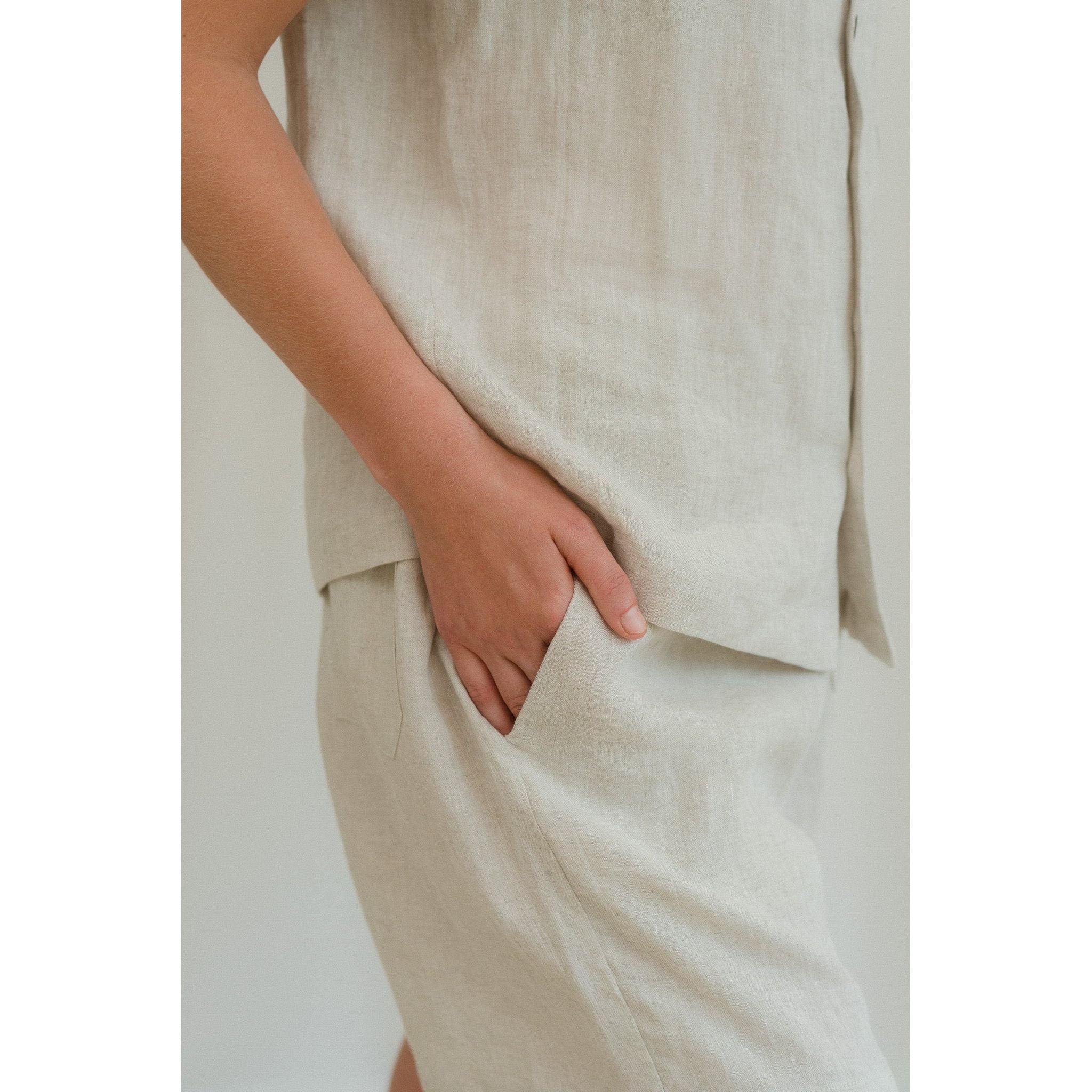 Sömn Premium Linen Sleep & Lounge Pants | Sömn Home #color_fog