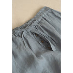 Sömn Premium Linen Sleep & Lounge Shorts | Sömn Home #color_lake_blue