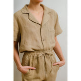 Sömn Premium Linen Sleep & Lounge Pantst | Sömn Home #color_oatmeal