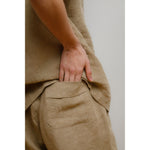 Sömn Premium Linen Sleep & Lounge Pantst | Sömn Home #color_oatmeal