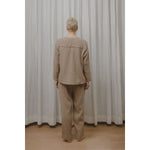 Sömn Premium Organic Cotton Gauze Sleepwear | Loungewear Pants Sömn Home #color_chai