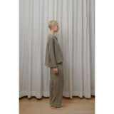 Sömn Premium Organic Cotton Gauze Sleepwear | Loungewear Pants Sömn Home #color_olive