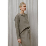 Sömn Premium Organic Cotton Gauze Sleepwear | Loungewear Shirt Sömn Home #color_olive